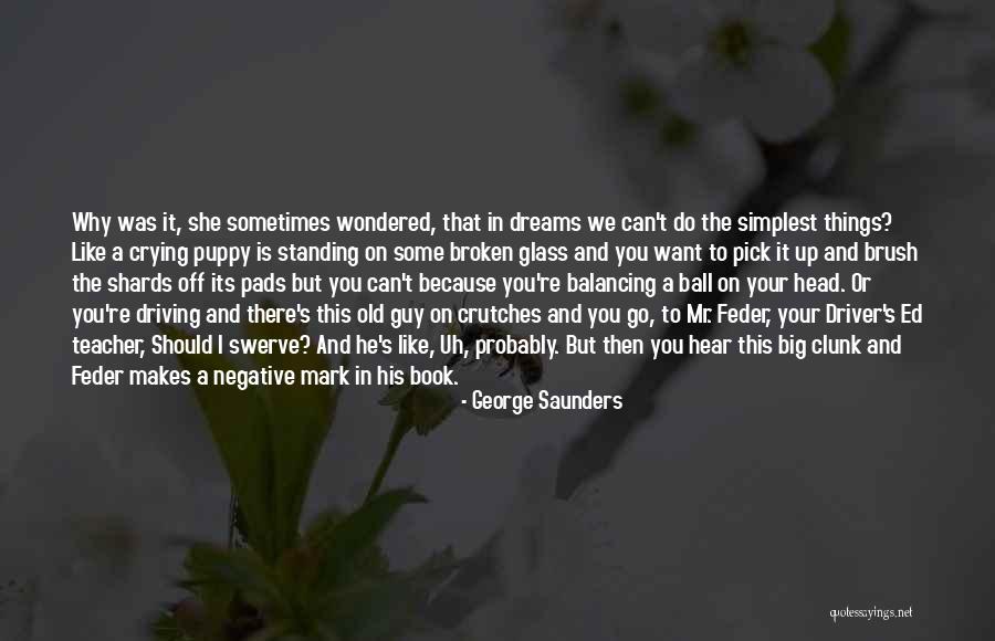 Swerve Quotes By George Saunders