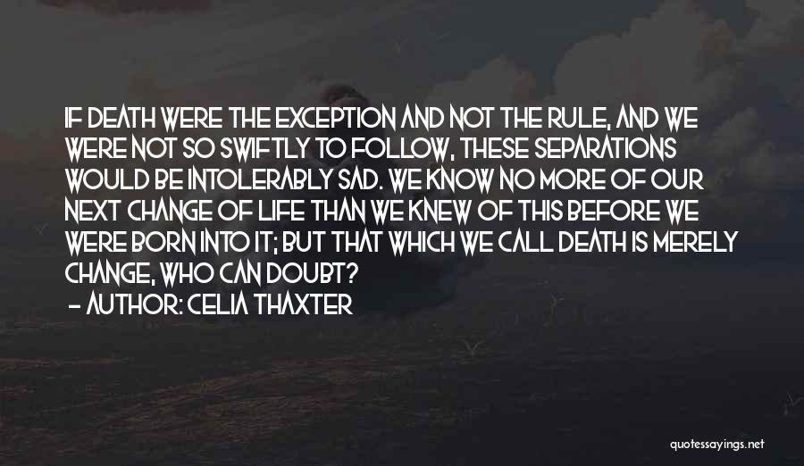 Swiftly Quotes By Celia Thaxter