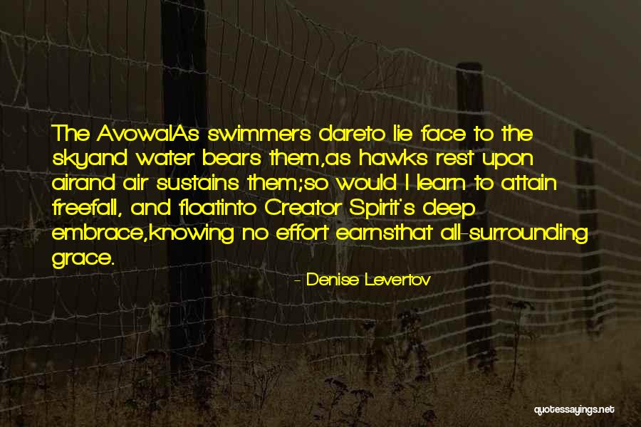 Swimmers Quotes By Denise Levertov Swimmers Quotes By Denise Levertov