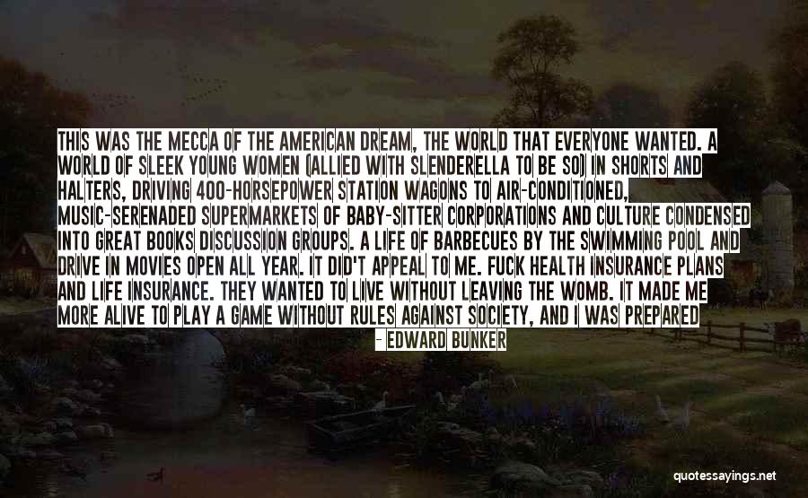 Swimming And Life Quotes By Edward Bunker