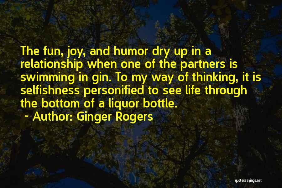 Swimming And Life Quotes By Ginger Rogers