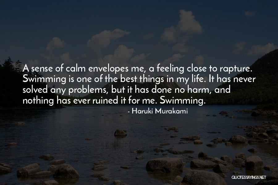 Swimming And Life Quotes By Haruki Murakami