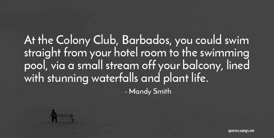 Swimming And Life Quotes By Mandy Smith