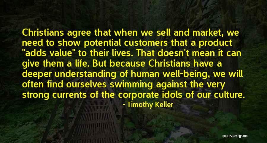 Swimming And Life Quotes By Timothy Keller