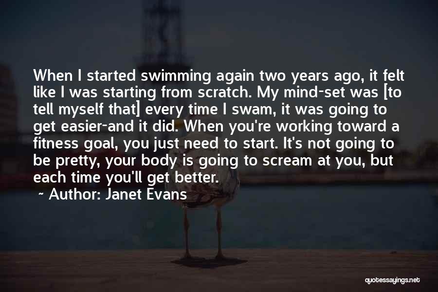 Swimming Fitness Quotes By Janet Evans