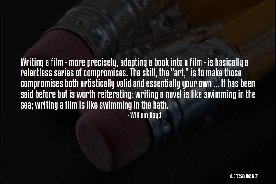 Swimming In The Sea Quotes By William Boyd Swimming In The Sea Quotes By William Boyd