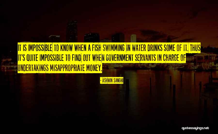 Swimming In Water Quotes By Ashwin Sanghi Swimming In Water Quotes By Ashwin Sanghi