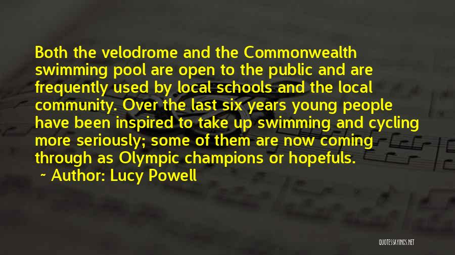 Swimming Olympic Quotes By Lucy Powell