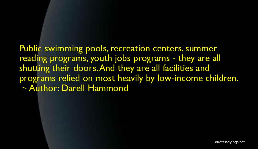 Swimming Pools Quotes By Darell Hammond