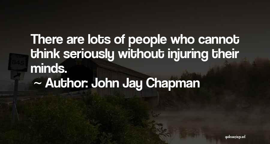 Swimming Safari Quotes By John Jay Chapman