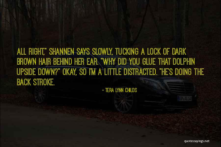 Swimming With Dolphin Quotes By Tera Lynn Childs Swimming With Dolphin Quotes By Tera Lynn Childs