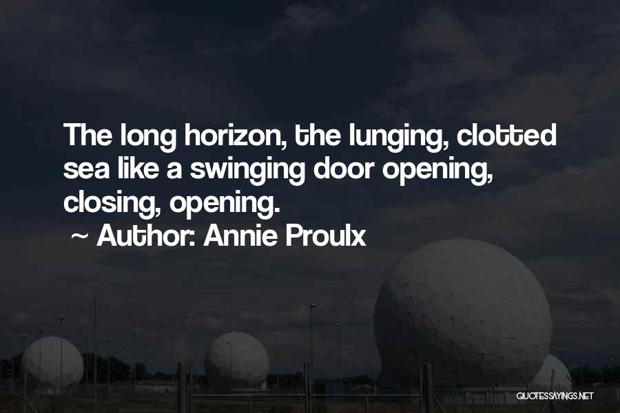 Swinging Door Quotes By Annie Proulx