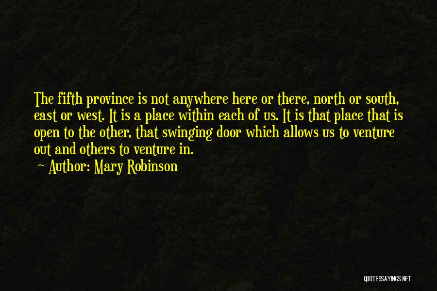 Swinging Door Quotes By Mary Robinson