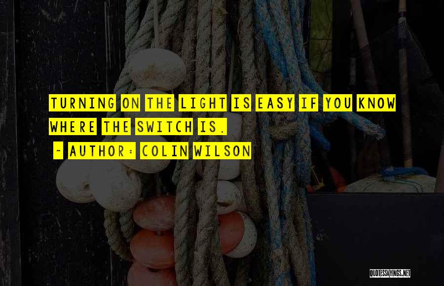 Switch Quotes By Colin Wilson
