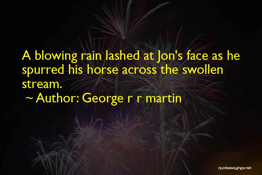 Swollen Face Quotes By George R R Martin