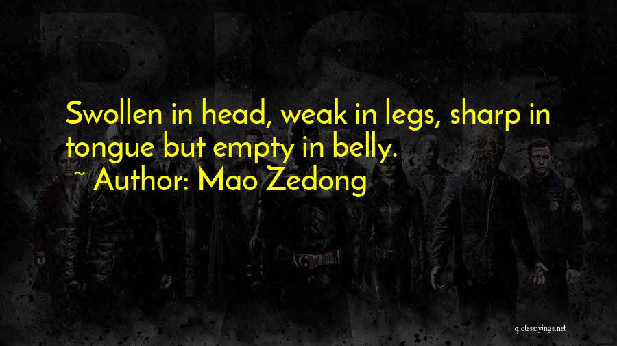 Swollen Quotes By Mao Zedong