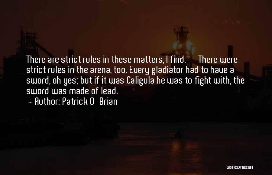 Sword Fight Quotes By Patrick O'Brian