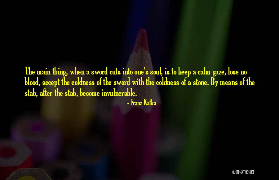 Sword In Stone Quotes By Franz Kafka