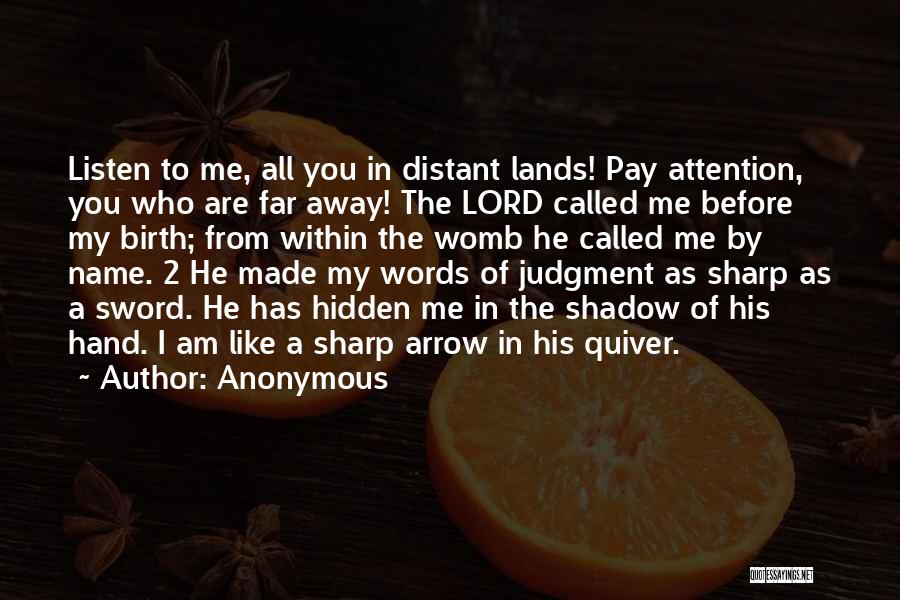 Sword Of The Lord Quotes By Anonymous