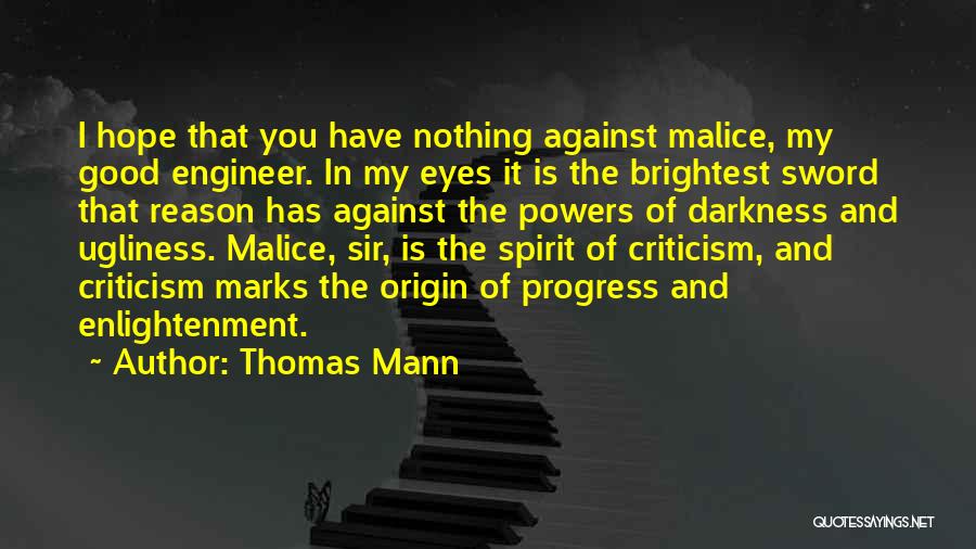 Sword Of The Spirit Quotes By Thomas Mann