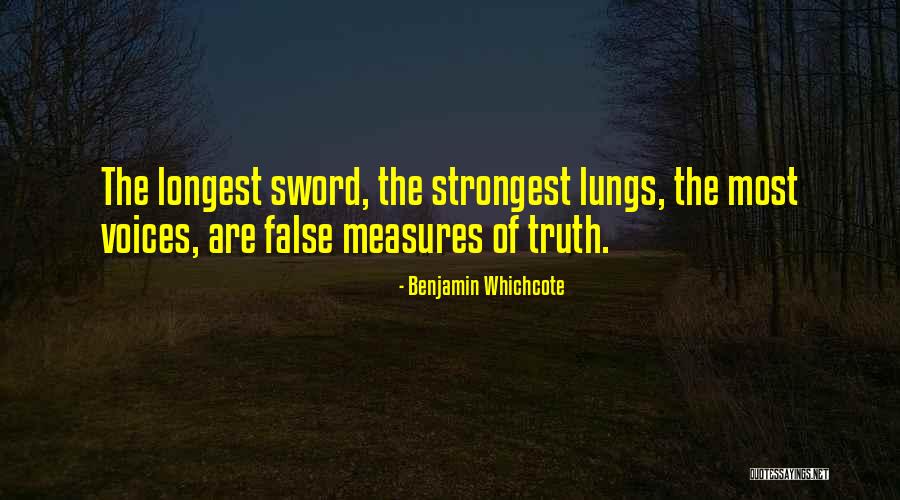 Sword Of The Truth Quotes By Benjamin Whichcote