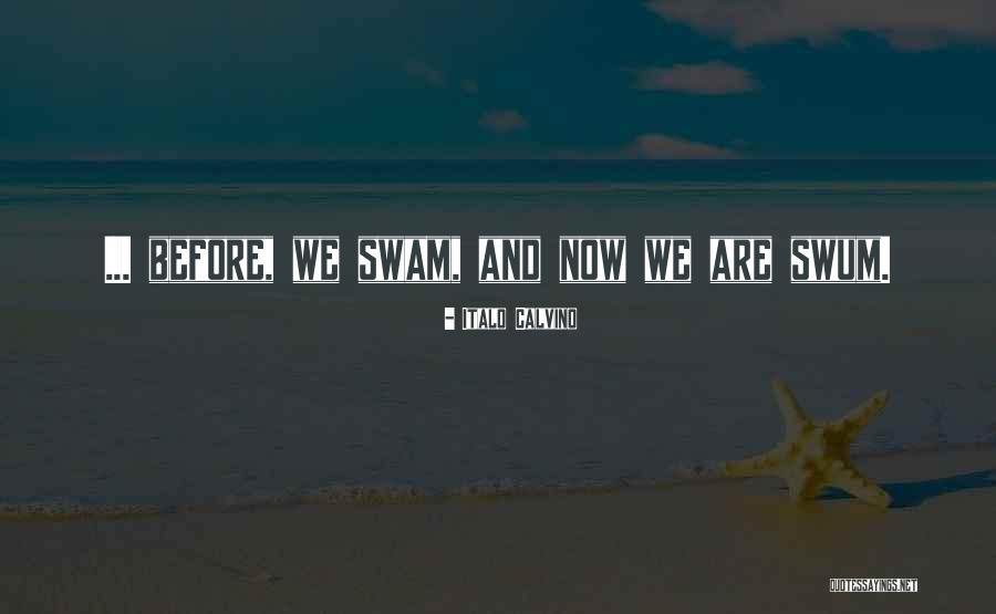 Swum Quotes By Italo Calvino Swum Quotes By Italo Calvino