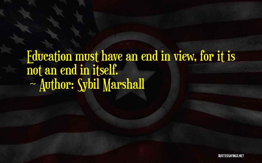 Sybil Quotes By Sybil Marshall