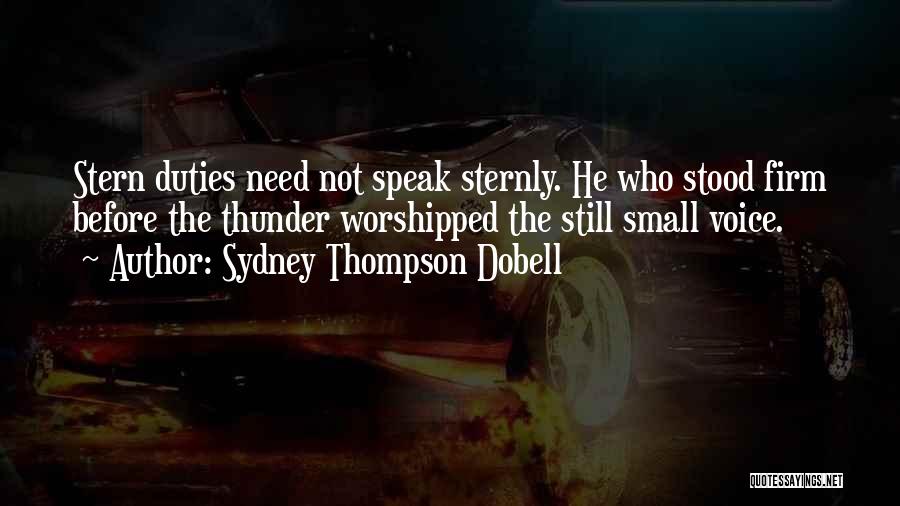 Sydney Thompson Dobell Quotes 1276986