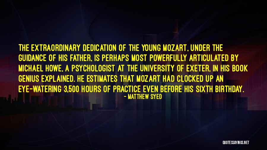 Syed's Quotes By Matthew Syed Syed's Quotes By Matthew Syed
