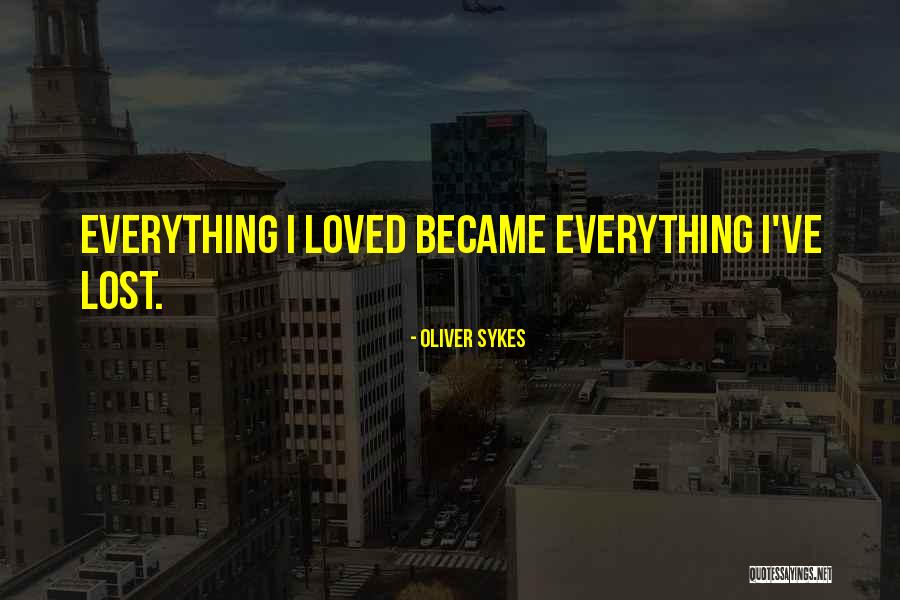 Sykes Quotes By Oliver Sykes Sykes Quotes By Oliver Sykes