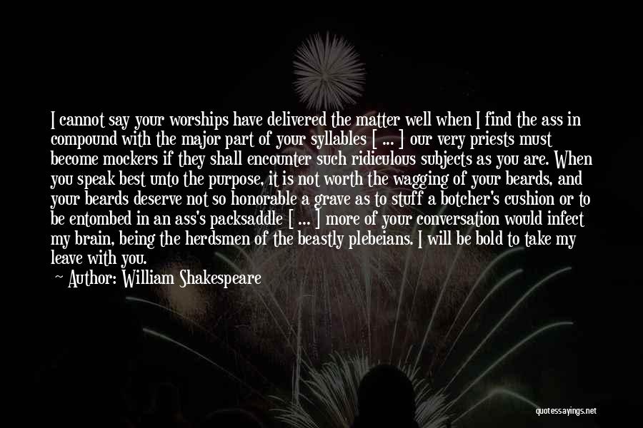 Syllables Quotes By William Shakespeare