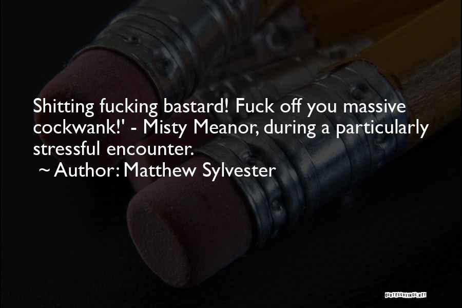 Sylvester Quotes By Matthew Sylvester