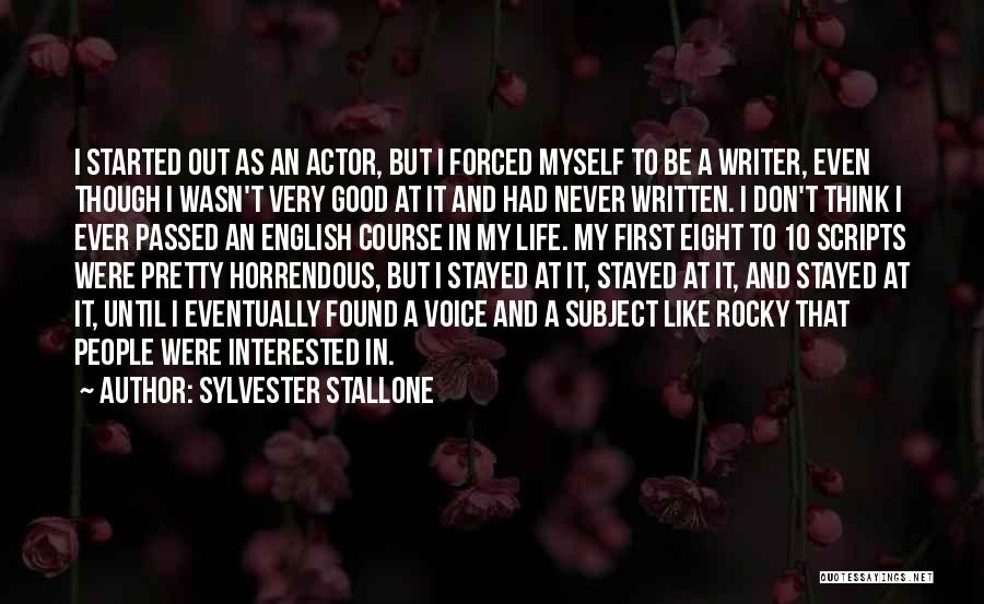 Sylvester Stallone Rocky Quotes By Sylvester Stallone