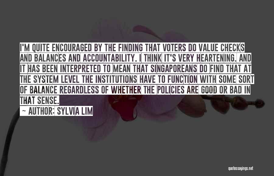 Sylvia Lim Quotes 1983119