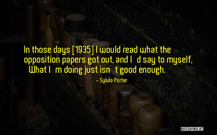 Sylvia Porter Quotes 1446461