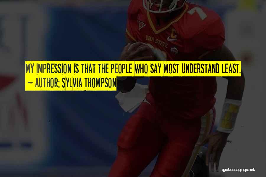 Sylvia Thompson Quotes 1337718
