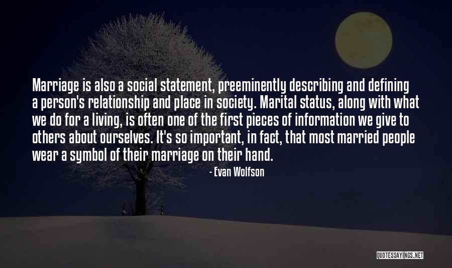 Symbol Of Marriage Quotes By Evan Wolfson Symbol Of Marriage Quotes By Evan Wolfson
