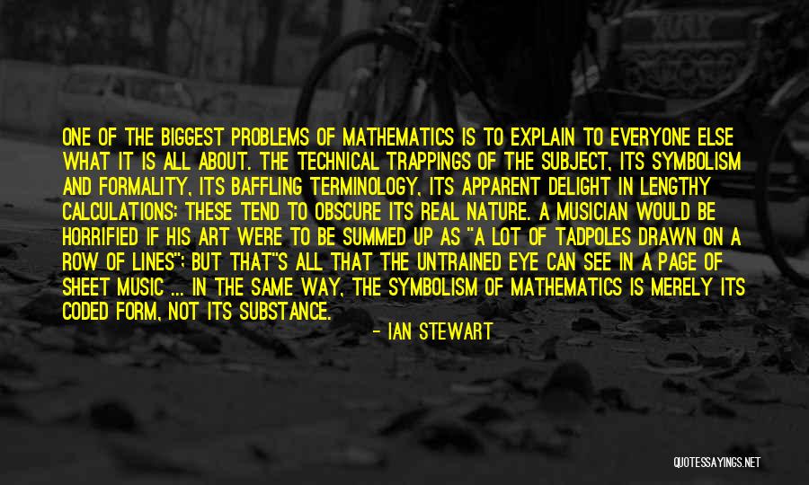 Symbolism Quotes By Ian Stewart Symbolism Quotes By Ian Stewart