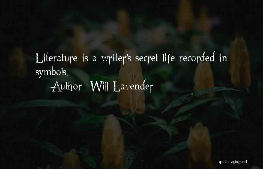 Symbols In Literature Quotes By Will Lavender