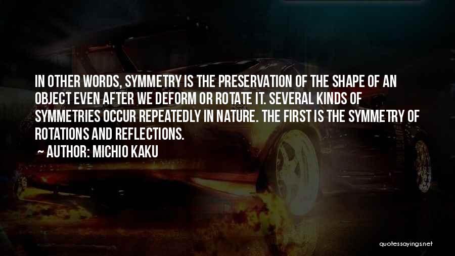 Symmetry In Nature Quotes By Michio Kaku