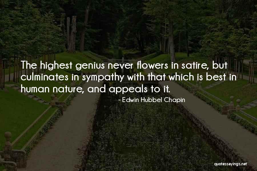 Sympathy Flowers Quotes By Edwin Hubbel Chapin Sympathy Flowers Quotes By Edwin Hubbel Chapin