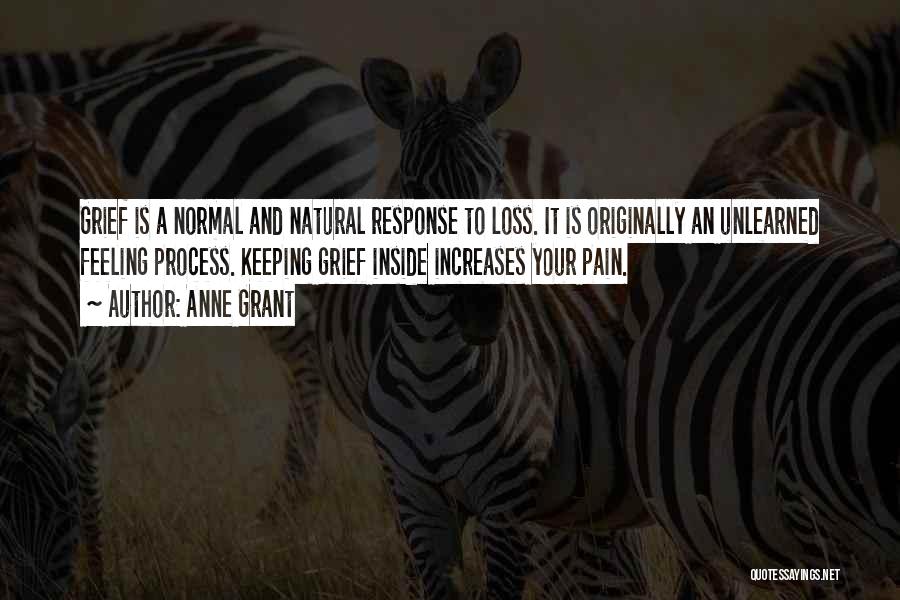 Sympathy For Your Loss Quotes By Anne Grant
