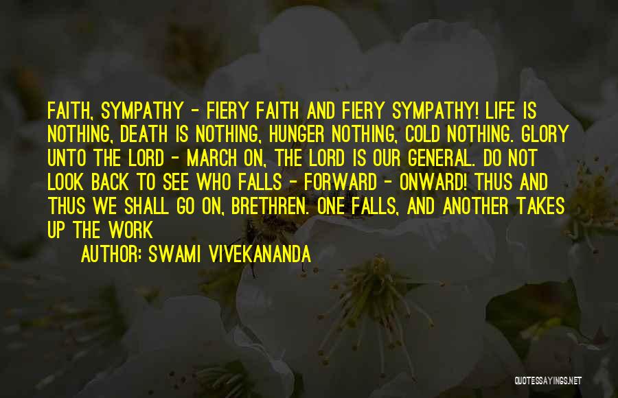 Sympathy With Death Quotes By Swami Vivekananda