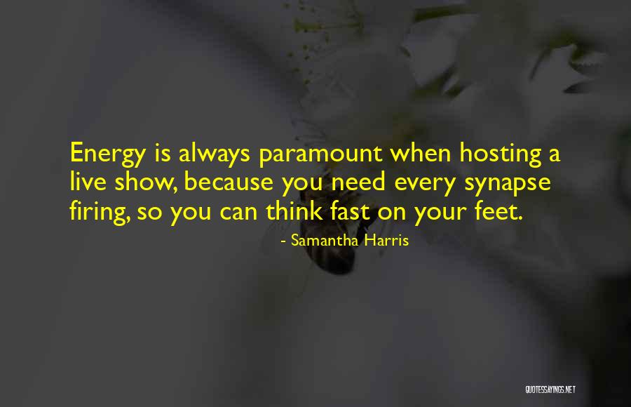 Synapse Quotes By Samantha Harris