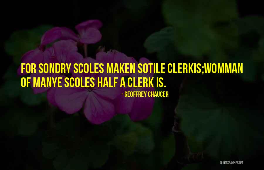 Synchronism Art Quotes By Geoffrey Chaucer