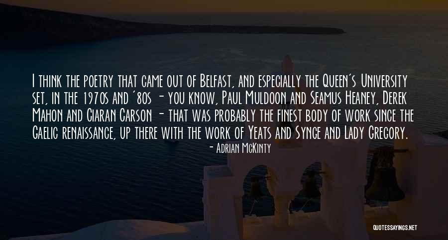 Synge Quotes By Adrian McKinty Synge Quotes By Adrian McKinty