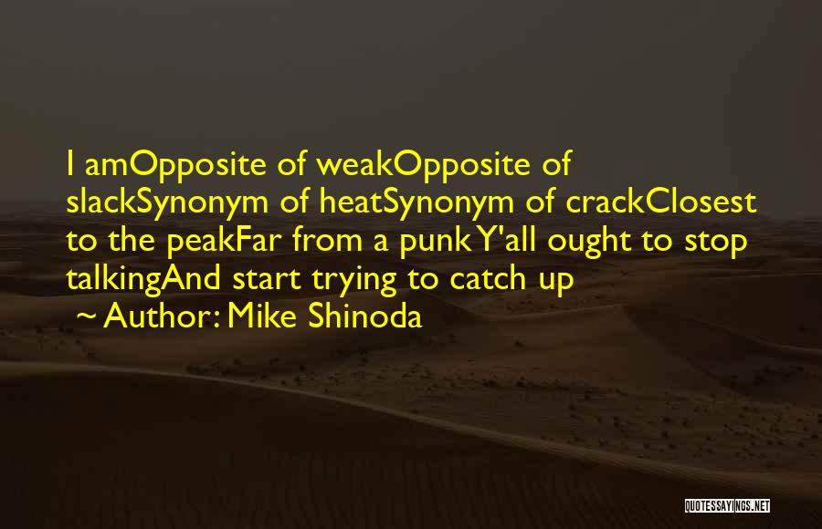 Synonym Quotes By Mike Shinoda