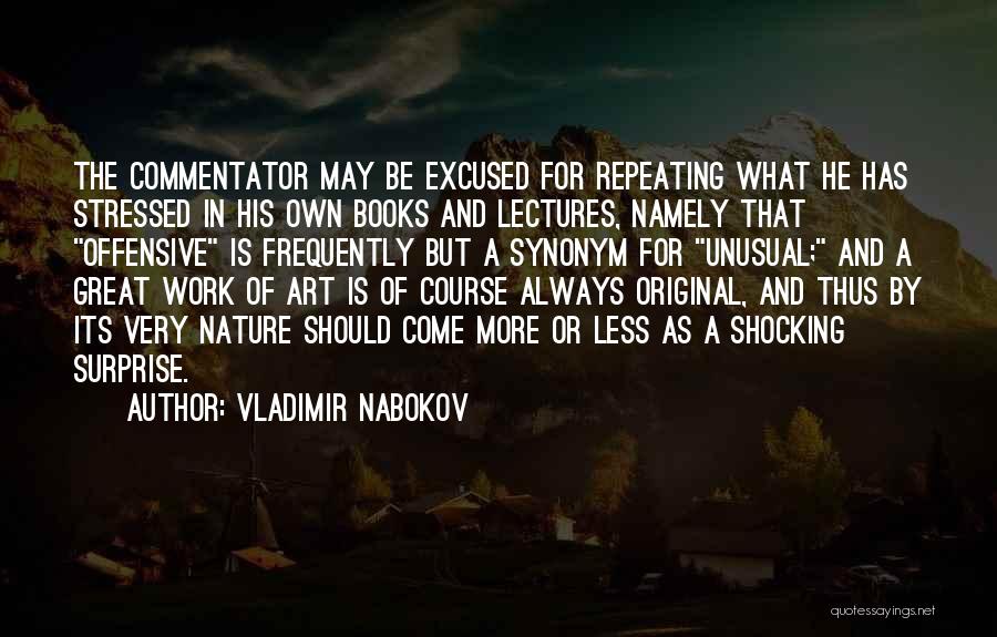 Synonym Quotes By Vladimir Nabokov