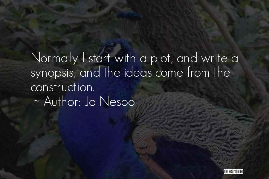 Synopsis Quotes By Jo Nesbo