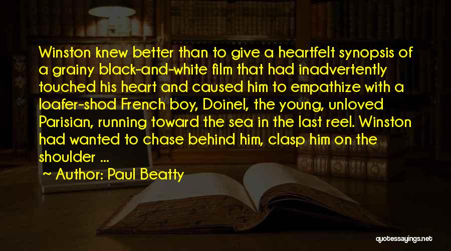 Synopsis Quotes By Paul Beatty